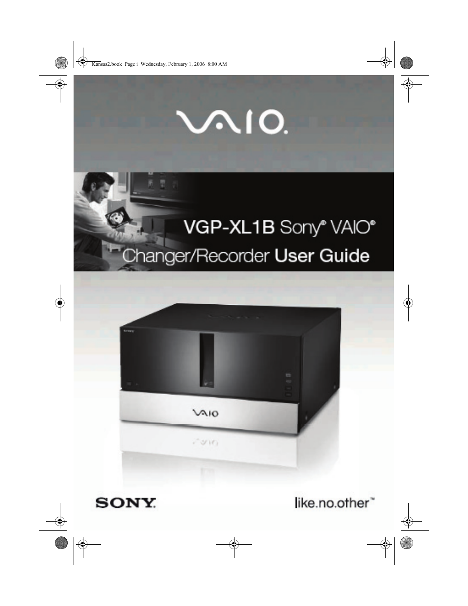 Sony VGP-XL1B2 User Manual | 52 pages