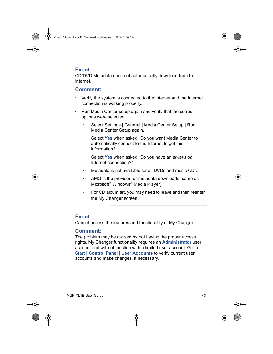 Sony VGP-XL1B2 User Manual | Page 49 / 52