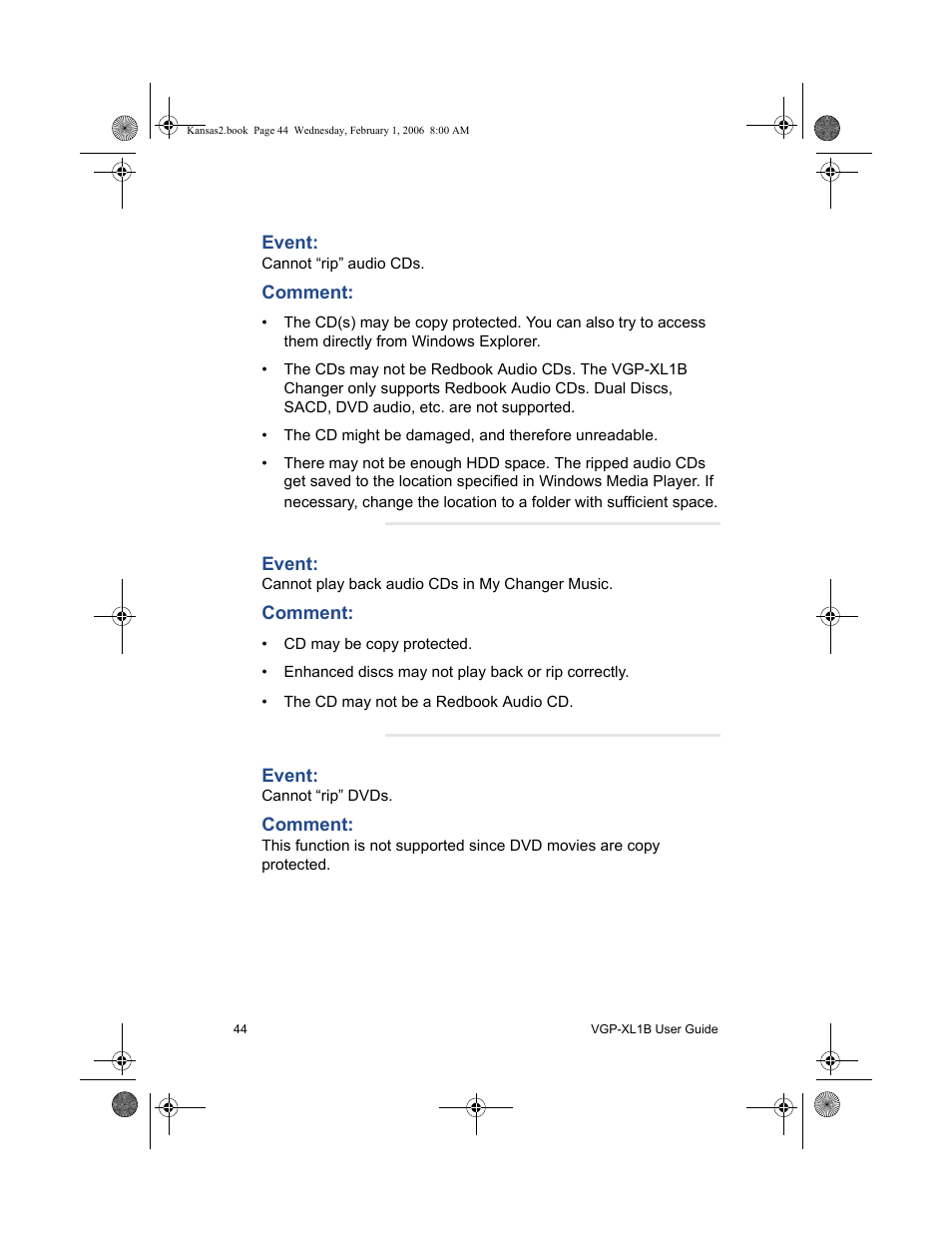 Sony VGP-XL1B2 User Manual | Page 50 / 52