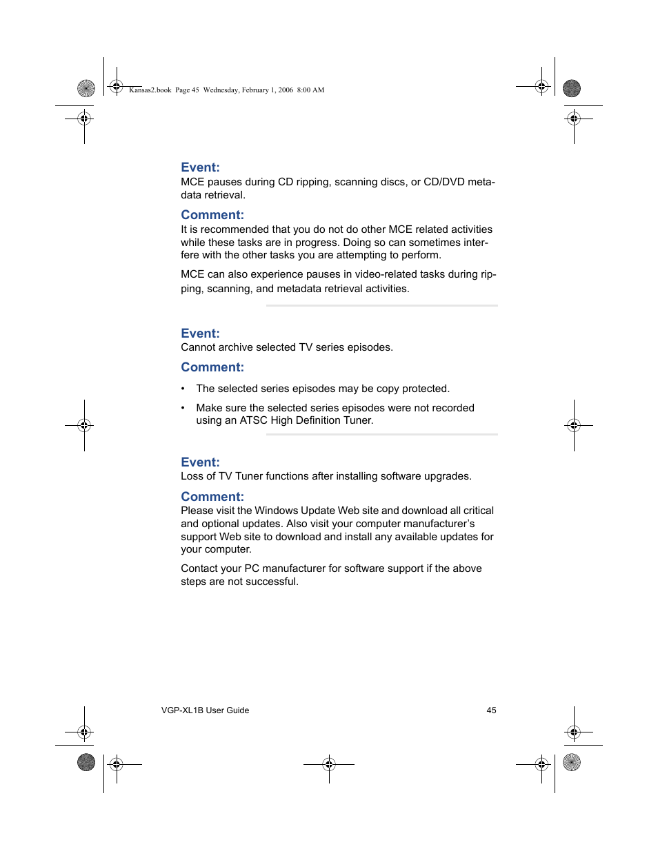 Sony VGP-XL1B2 User Manual | Page 51 / 52
