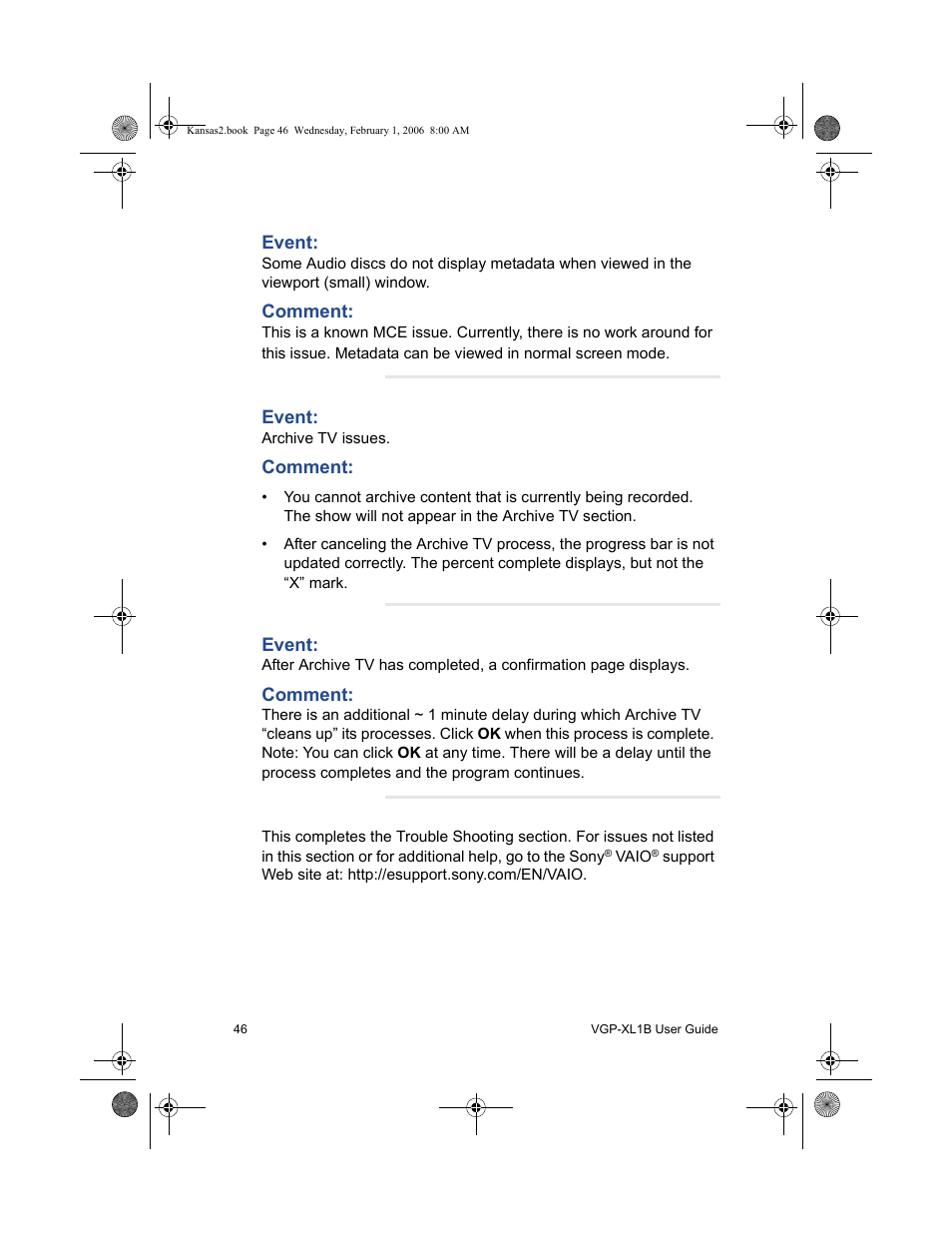 Sony VGP-XL1B2 User Manual | Page 52 / 52
