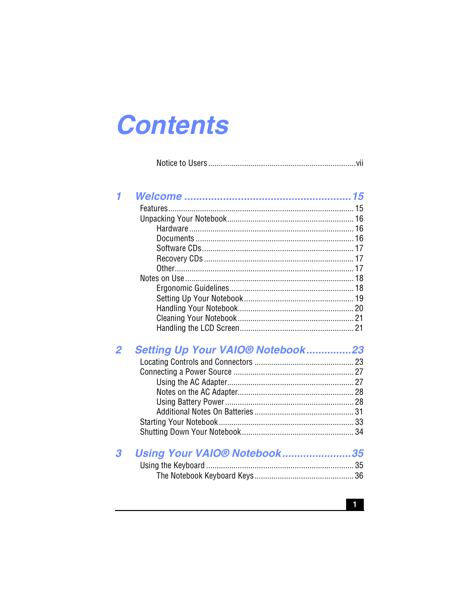 Sony PCG-R505TL User Manual | 146 pages