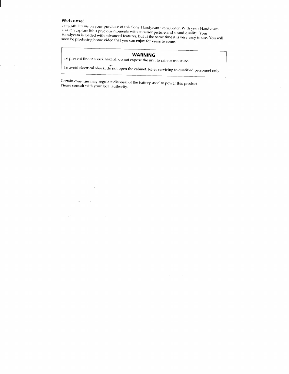 Sony CCD-TR416 User Manual | Page 2 / 77