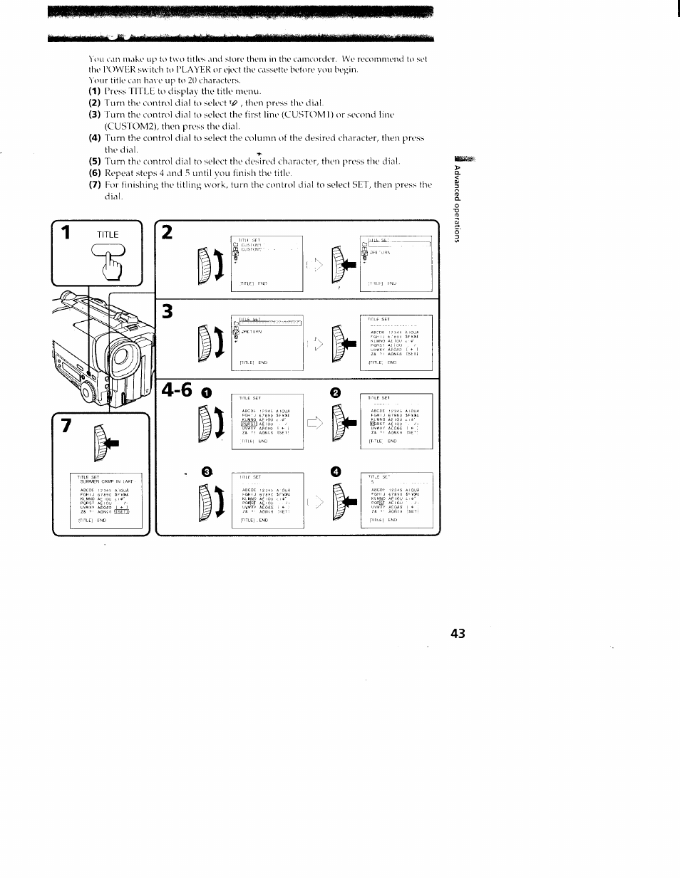 Sony CCD-TR416 User Manual | Page 44 / 77