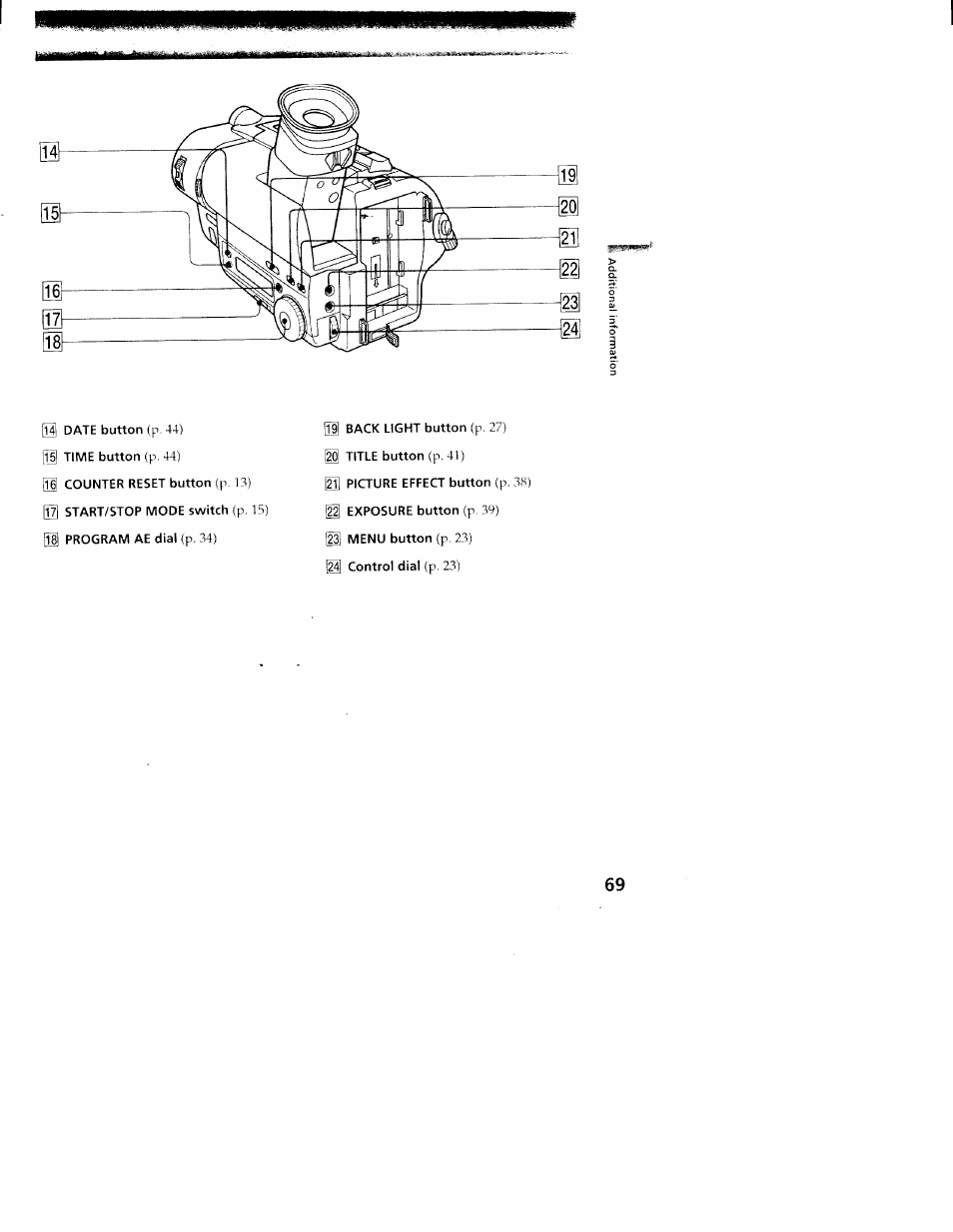 Sri 5, L\ 1, F0'\ j^y | Sony CCD-TR416 User Manual | Page 70 / 77