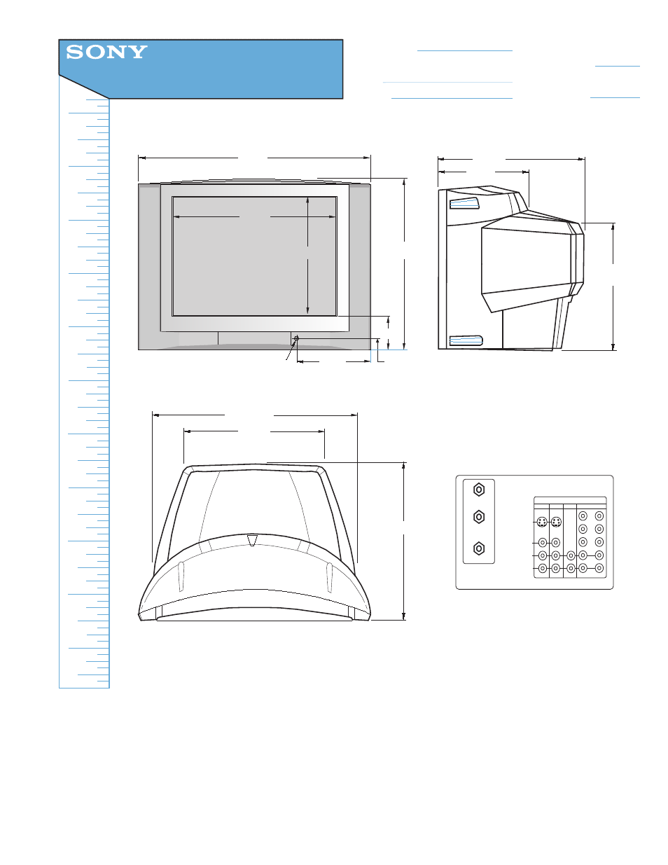 Sony KV-36FV310 User Manual | 1 page