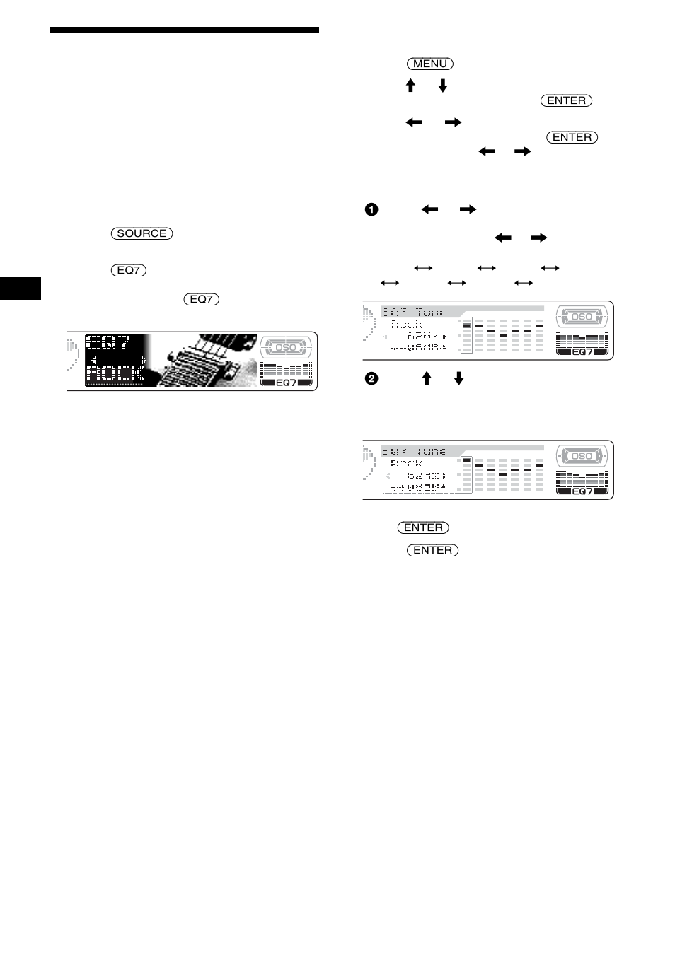 Setting the equalizer (eq7), 22 setting the equalizer (eq7) | Sony CDX-M8805X User Manual | Page 22 / 96