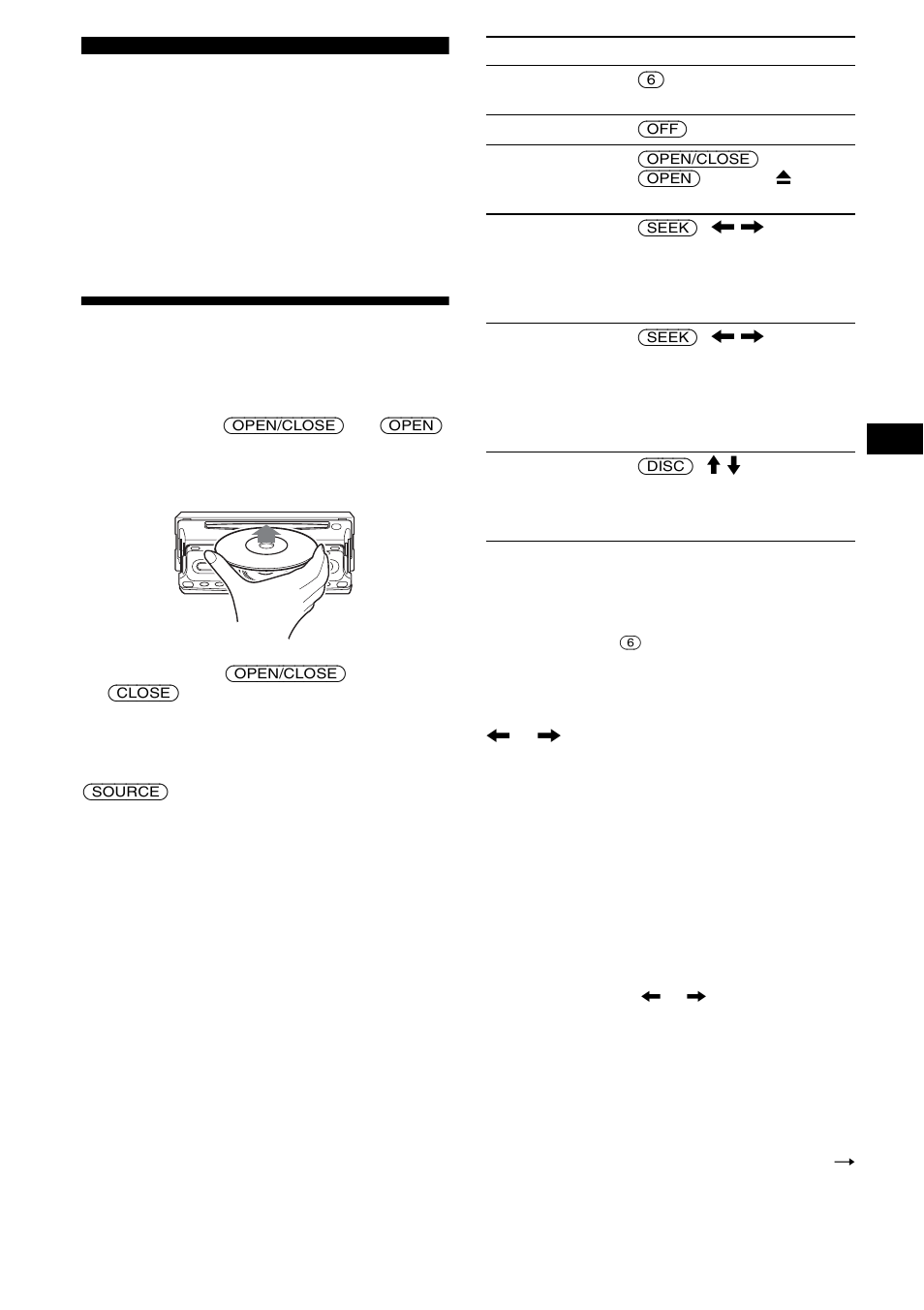 Lecteur cd lecteur cd ou md (en option), Lecture d’un disque | Sony CDX-M8805X User Manual | Page 39 / 96