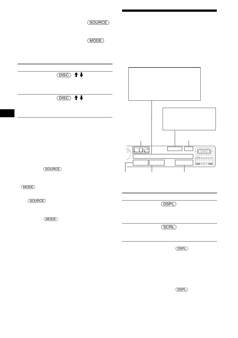 Rubriques d’affichage | Sony CDX-M8805X User Manual | Page 40 / 96