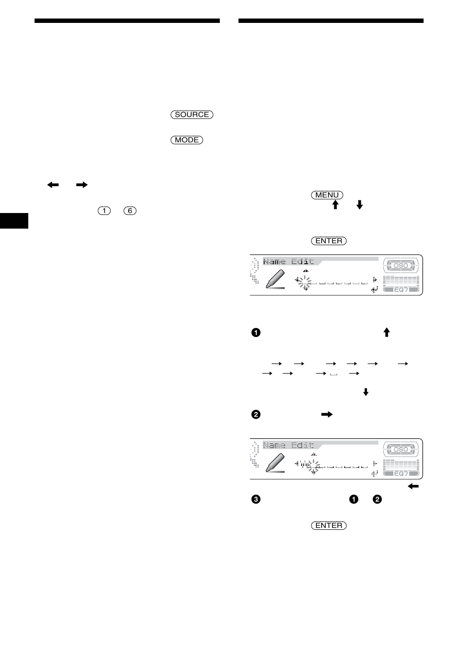 Mémorisation des stations souhaitées uniquement, Mémorisation des noms de station, Fonction de mémoire des stations | Mémorisation des stations souhaitées, Uniquement, 18 mémorisation des stations souhaitées uniquement | Sony CDX-M8805X User Manual | Page 46 / 96