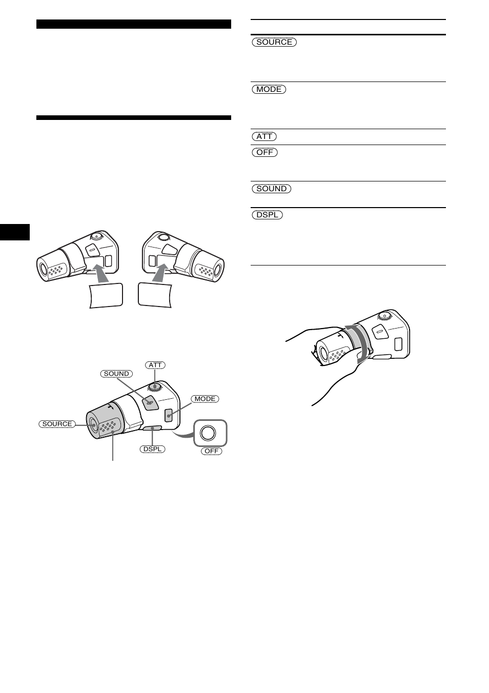 Autres fonctions, Fonctionnement du satellite de commande, Fonctionnement du satellite de | Commande | Sony CDX-M8805X User Manual | Page 48 / 96