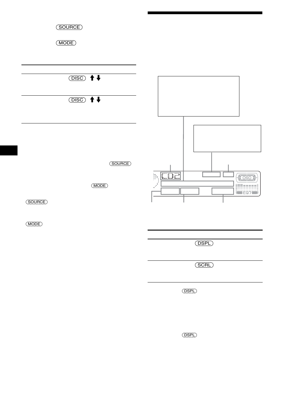 Elementos de la pantalla | Sony CDX-M8805X User Manual | Page 72 / 96