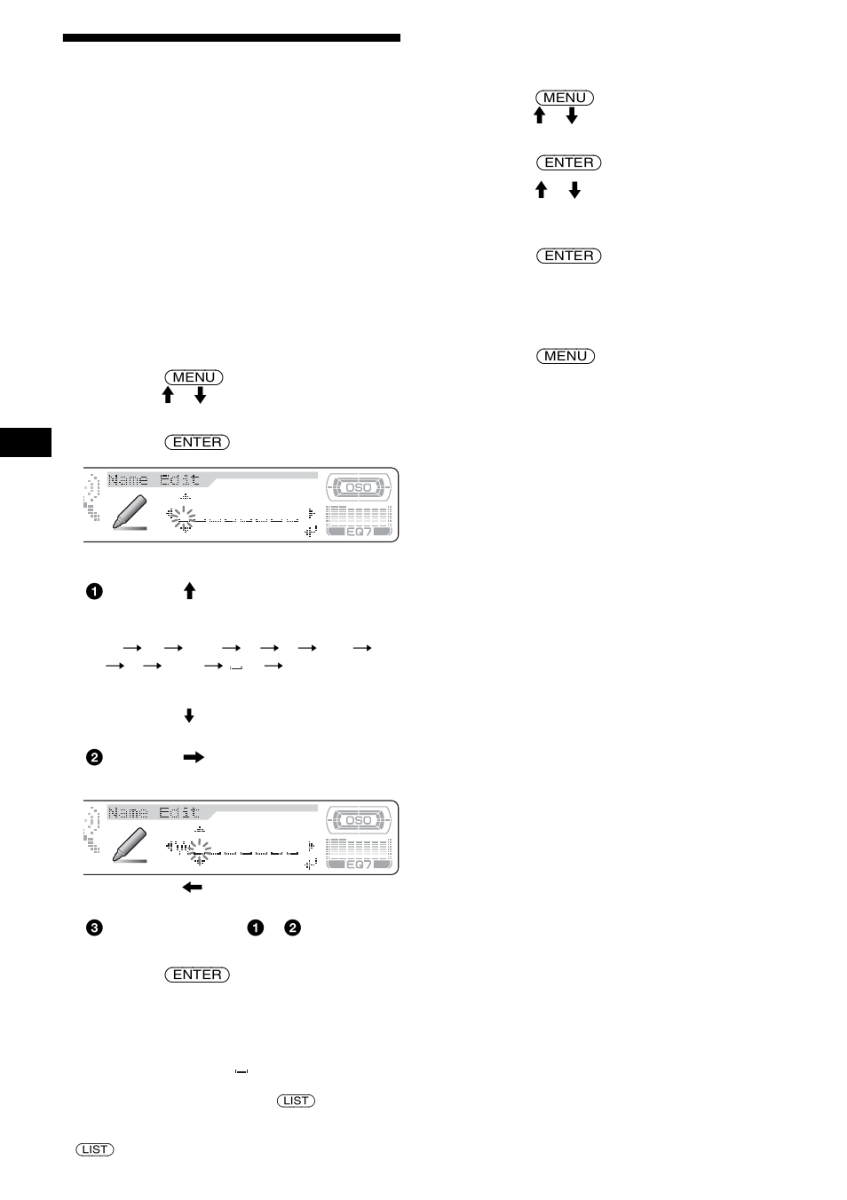 Almacenamiento de nombres de emisoras, Memorando de emisoras, 18 almacenamiento de nombres de emisoras | Sony CDX-M8805X User Manual | Page 78 / 96