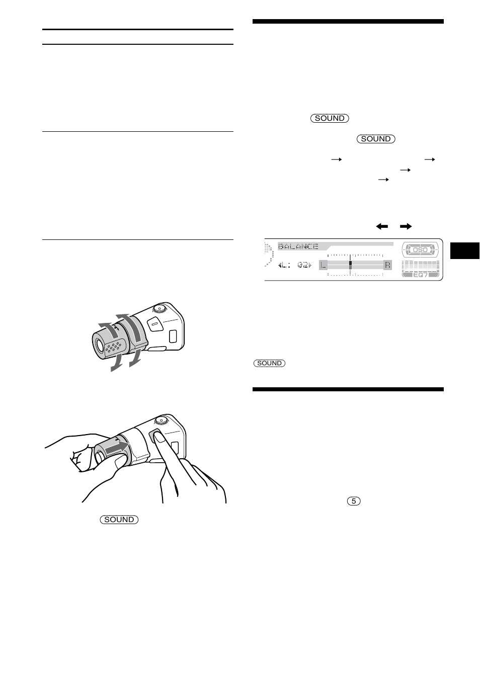 Ajuste de las características del sonido, Cambio del ajuste de bbemp, Cambio del ajuste de bbe mp | Sony CDX-M8805X User Manual | Page 81 / 96
