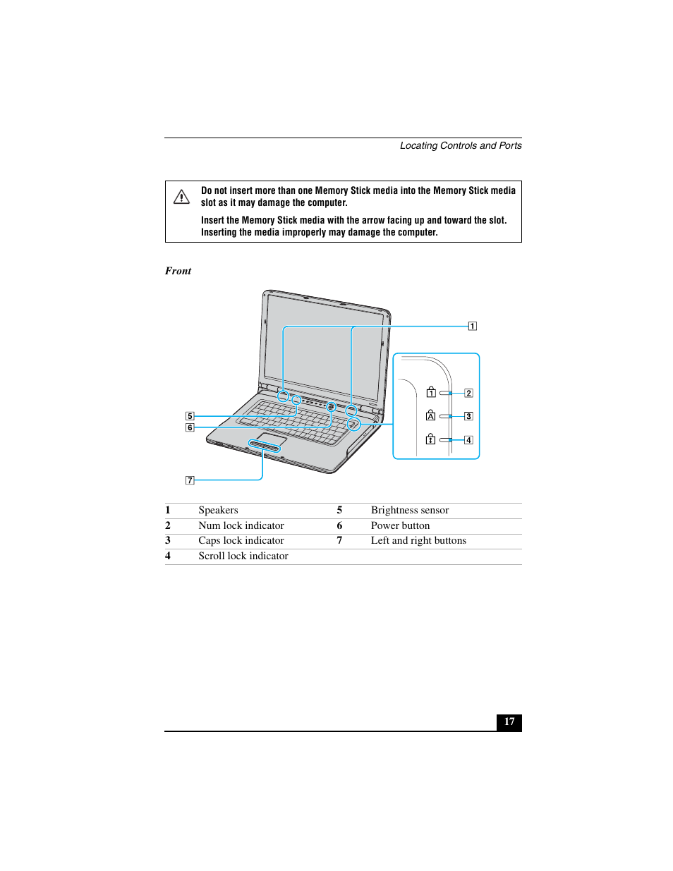 Sony VGN-A600B User Manual | Page 17 / 48