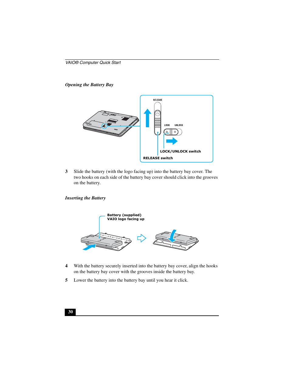 Sony VGN-A600B User Manual | Page 30 / 48