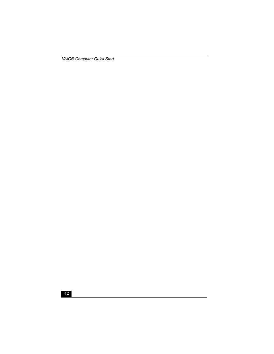 Sony VGN-A600B User Manual | Page 42 / 48
