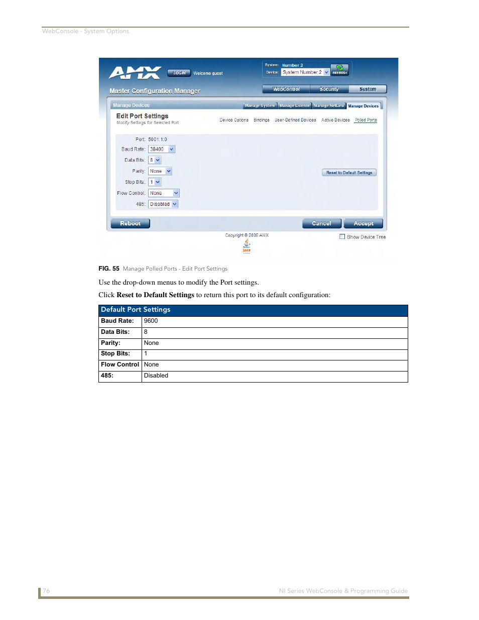 AMX NI-2100/3100/4100 User Manual | Page 84 / 154