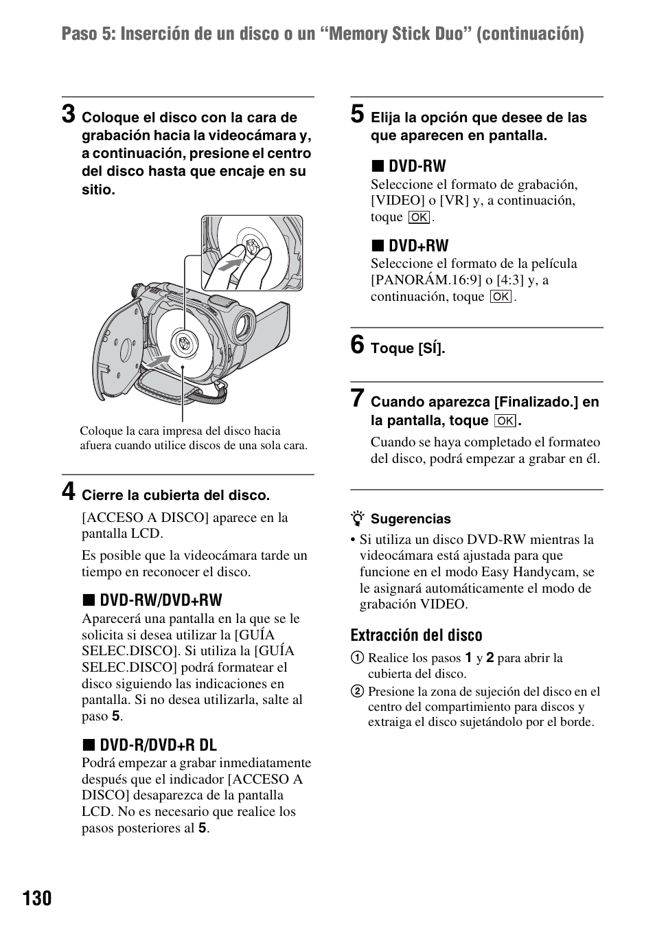 Sony DCR-DVD108BDL User Manual | Page 130 / 139