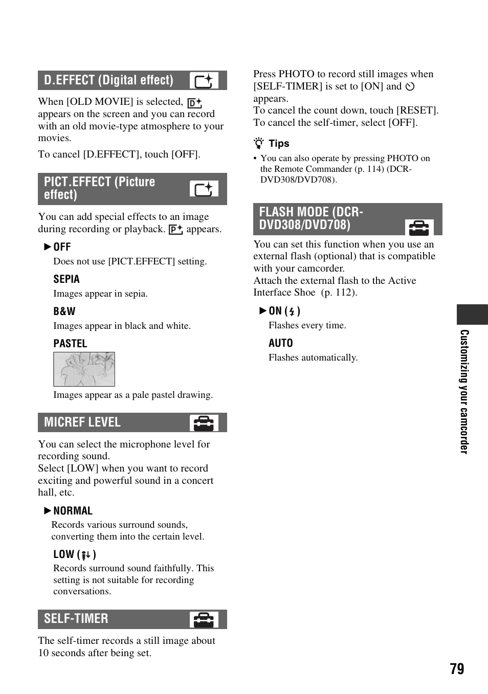 Sony DCR-DVD108BDL User Manual | Page 79 / 139