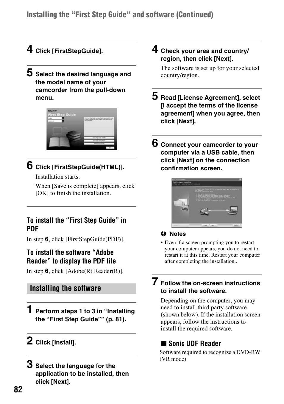 Sony DCR-DVD108BDL User Manual | Page 82 / 139