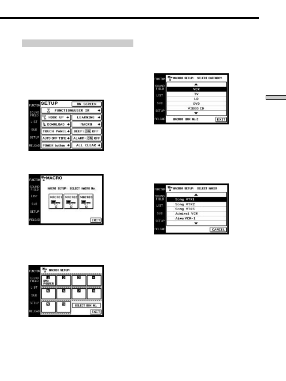 Sony RM-TP504 User Manual | Page 25 / 36
