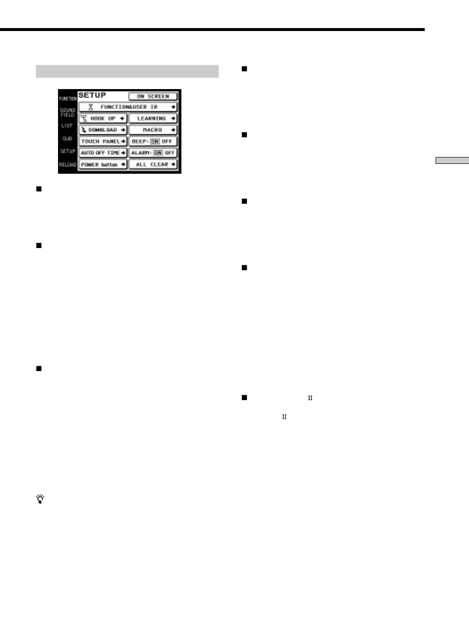 Sony RM-TP504 User Manual | Page 29 / 36