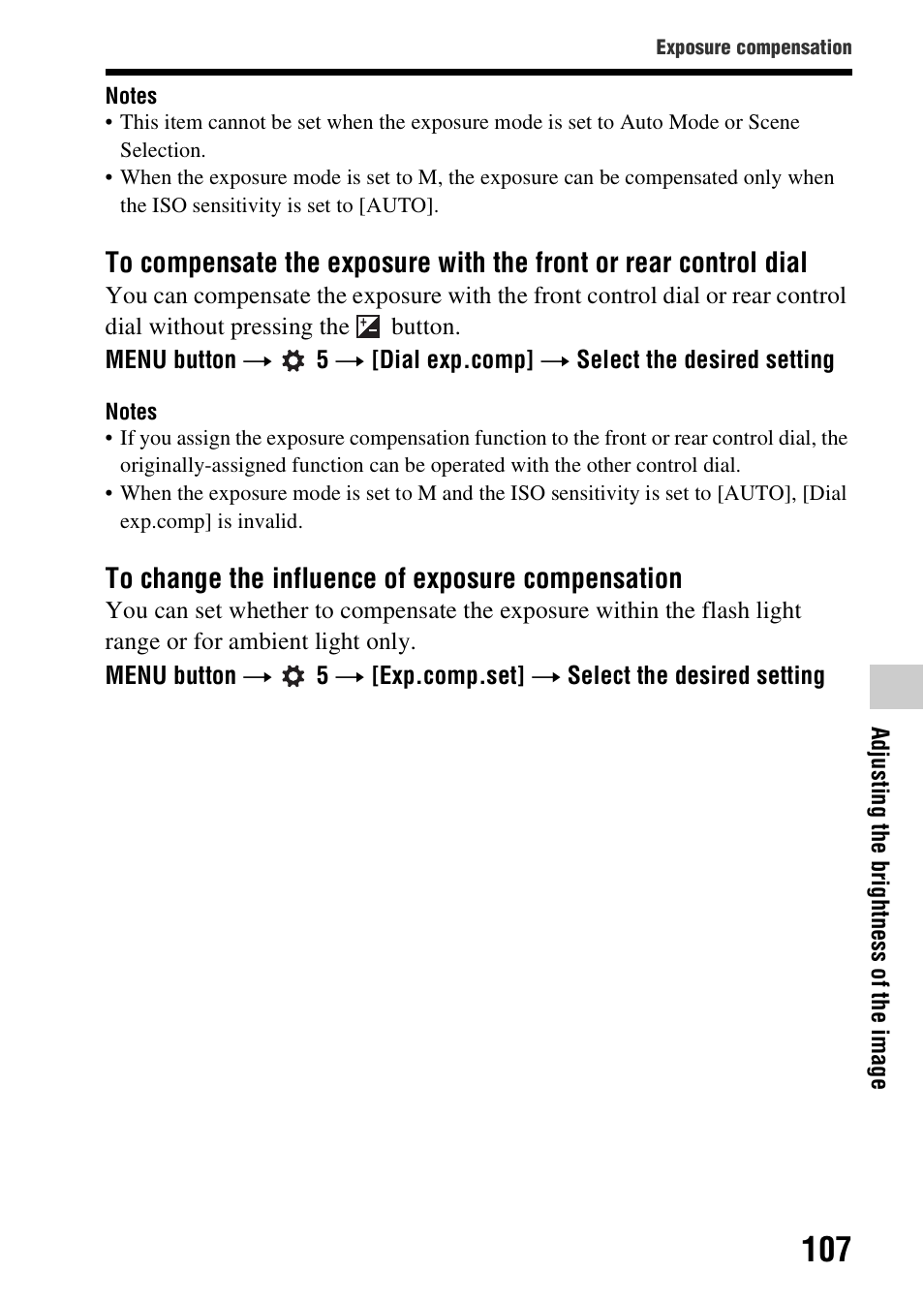 Comp (107) | Sony SLT-A99V User Manual | Page 107 / 245