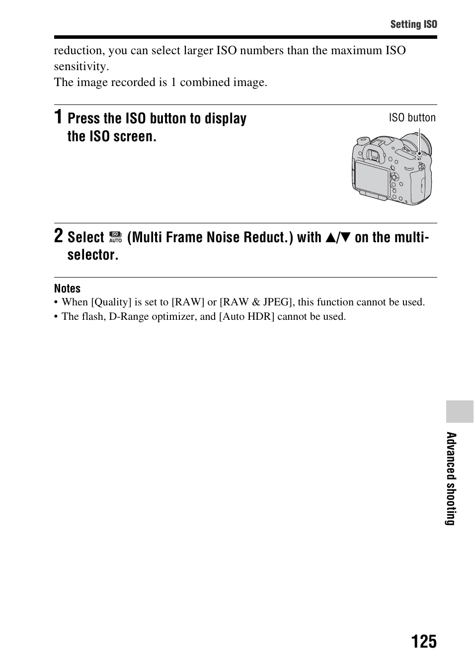 Sony SLT-A99V User Manual | Page 125 / 245