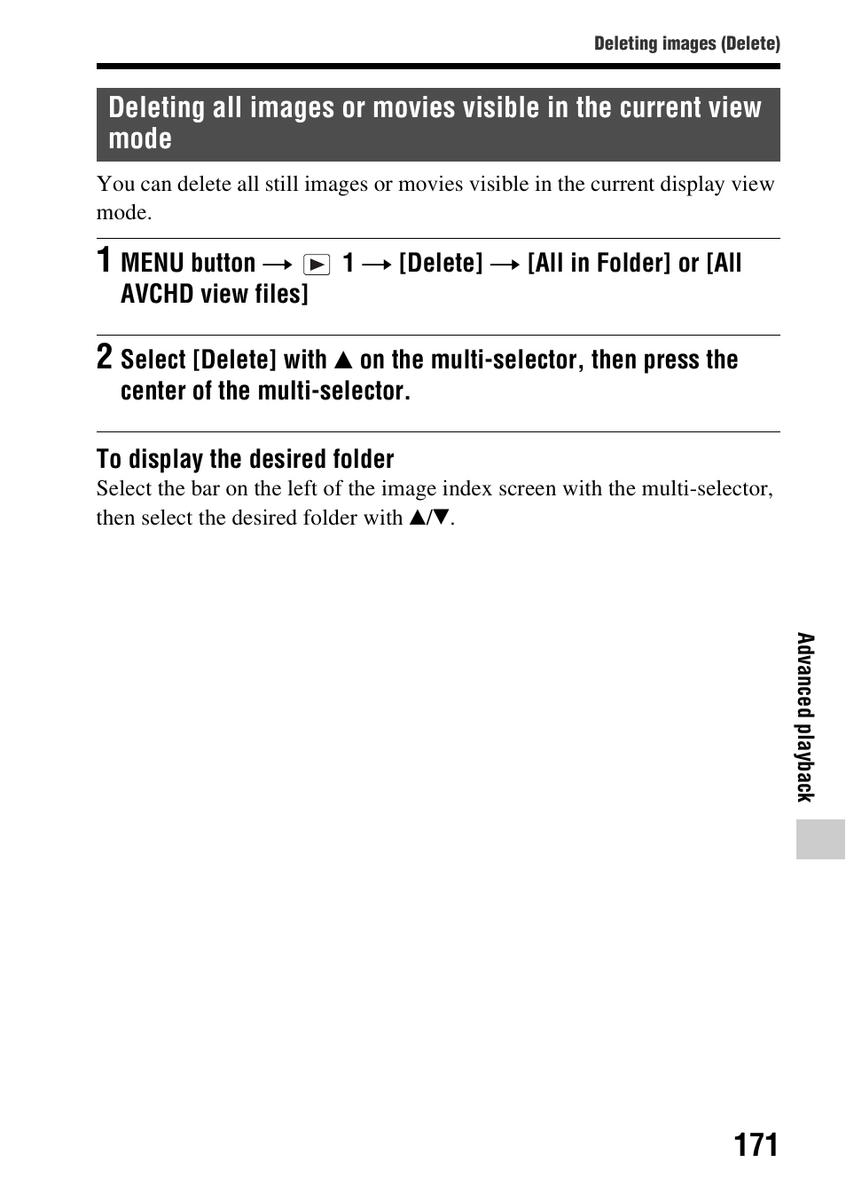 Mode | Sony SLT-A99V User Manual | Page 171 / 245