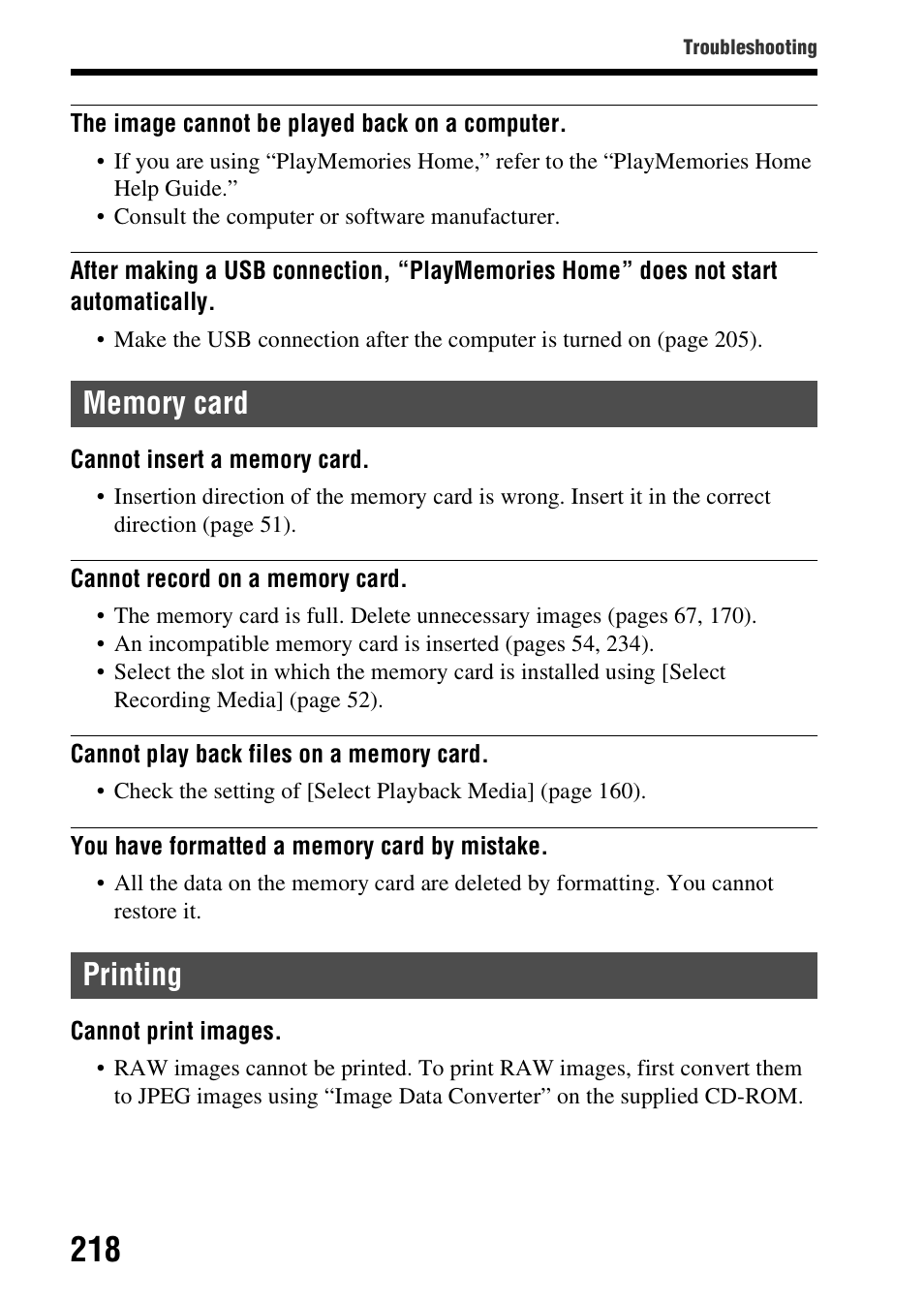 Sony SLT-A99V User Manual | Page 218 / 245