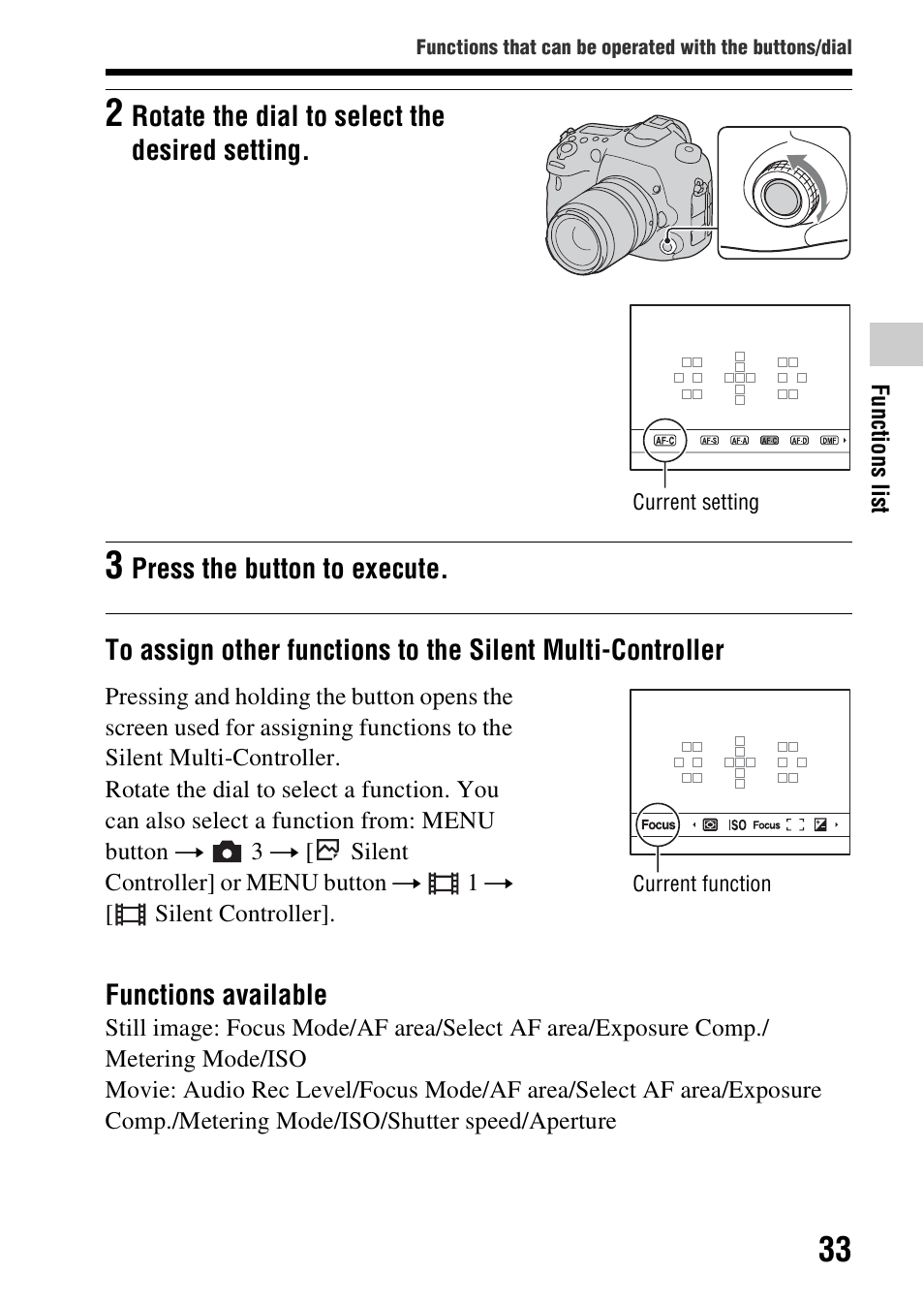 Sony SLT-A99V User Manual | Page 33 / 245