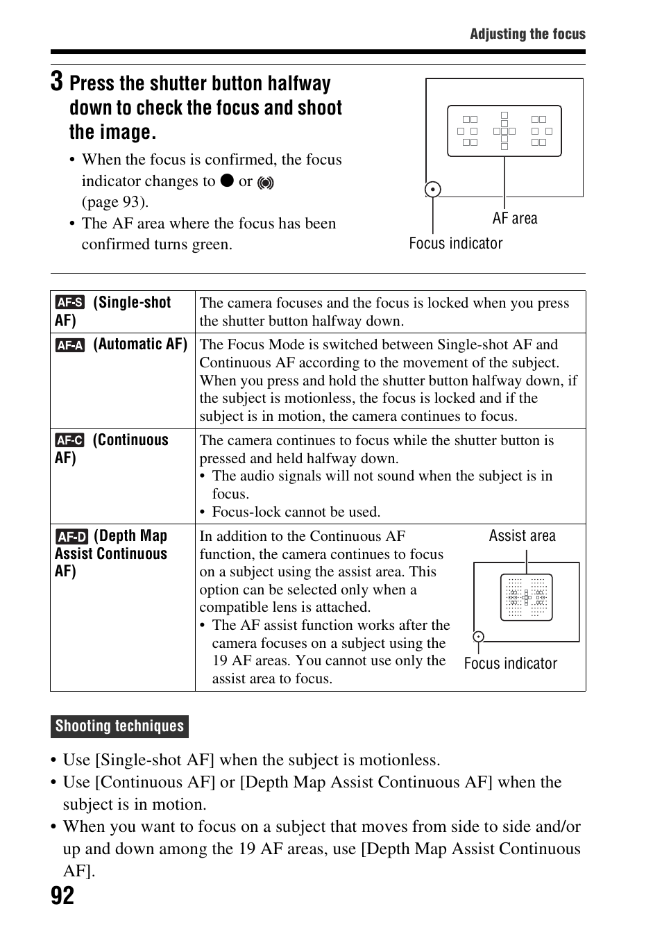 Sony SLT-A99V User Manual | Page 92 / 245