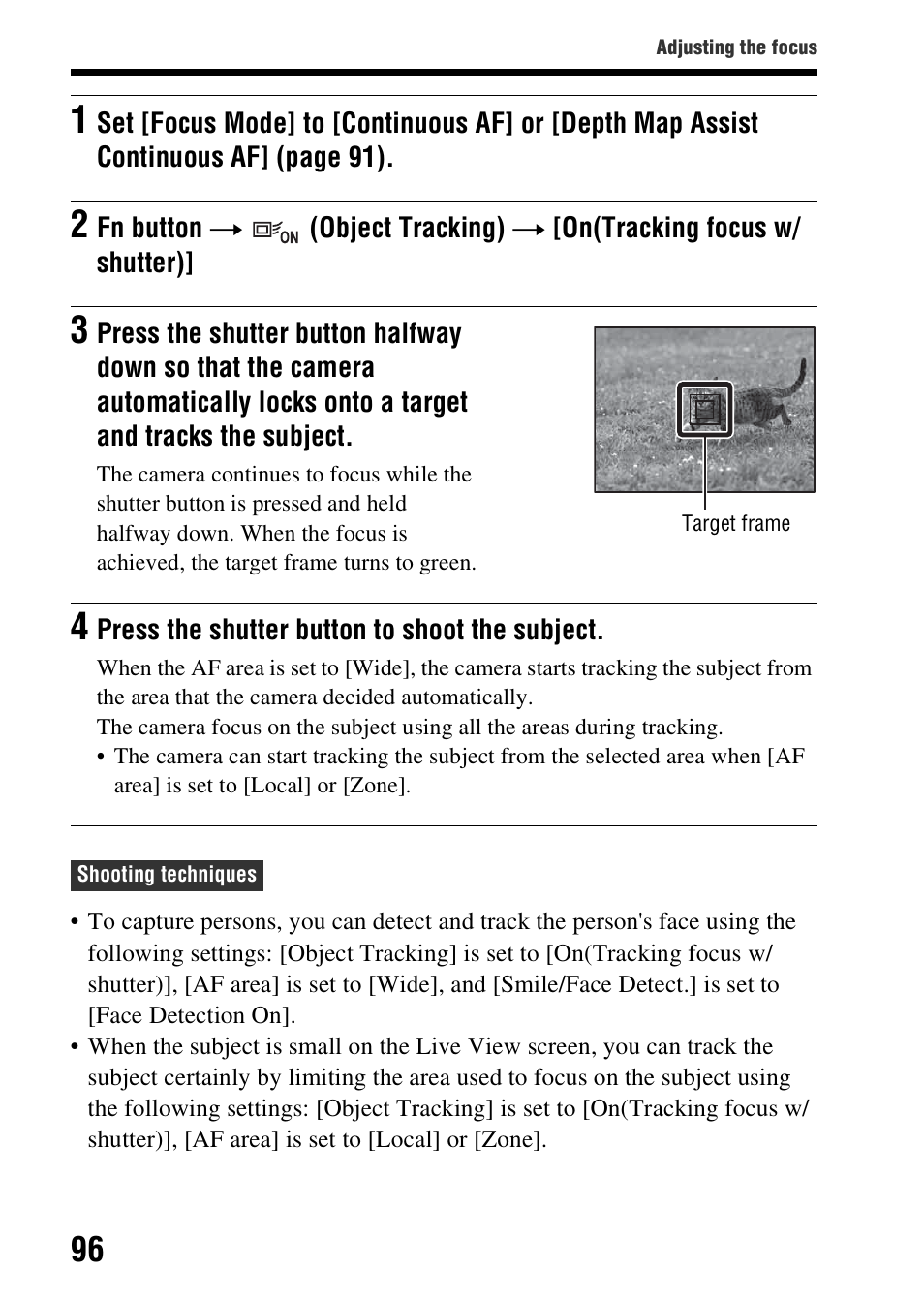 Sony SLT-A99V User Manual | Page 96 / 245