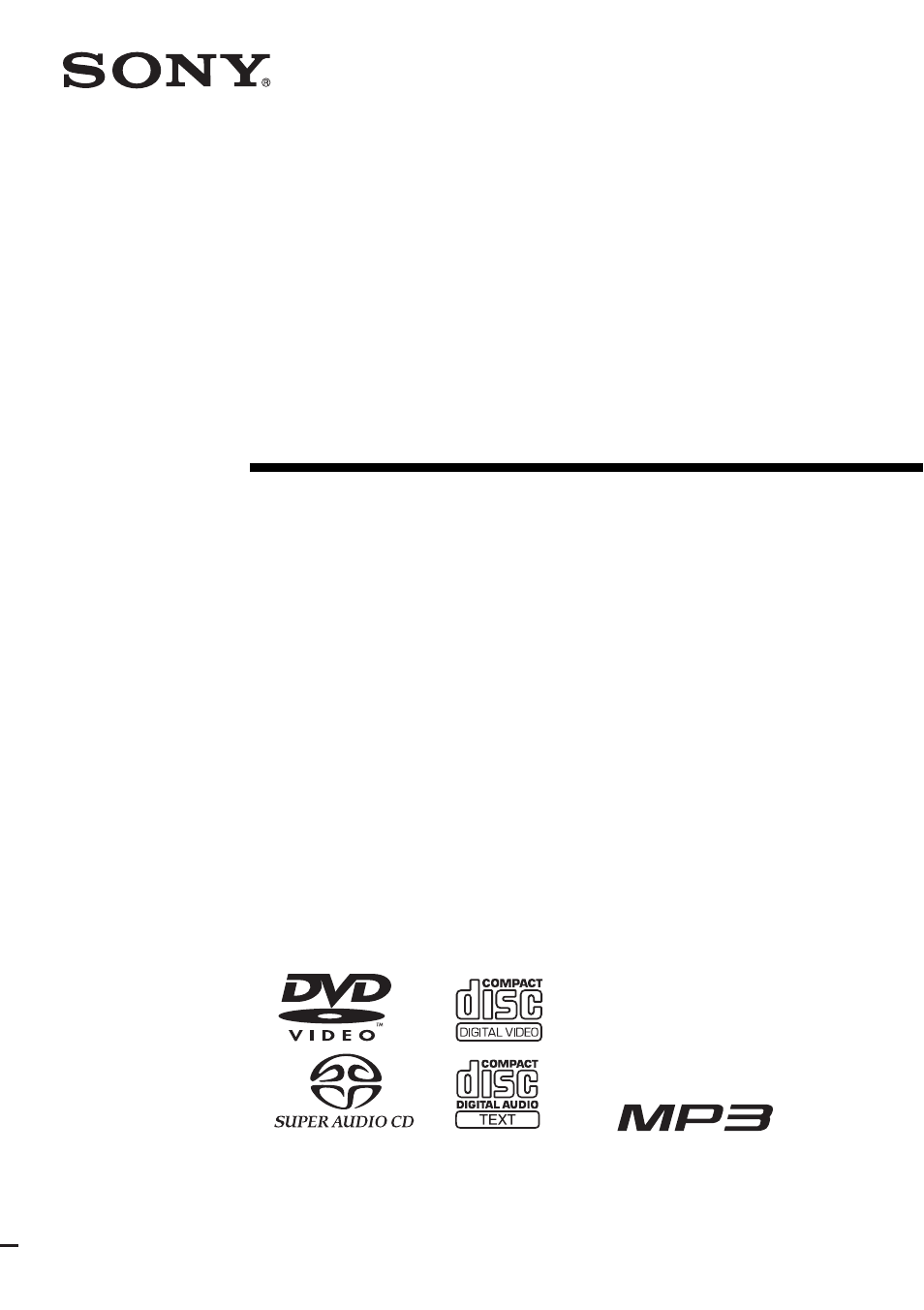 Sony SS-CT8 User Manual | 92 pages