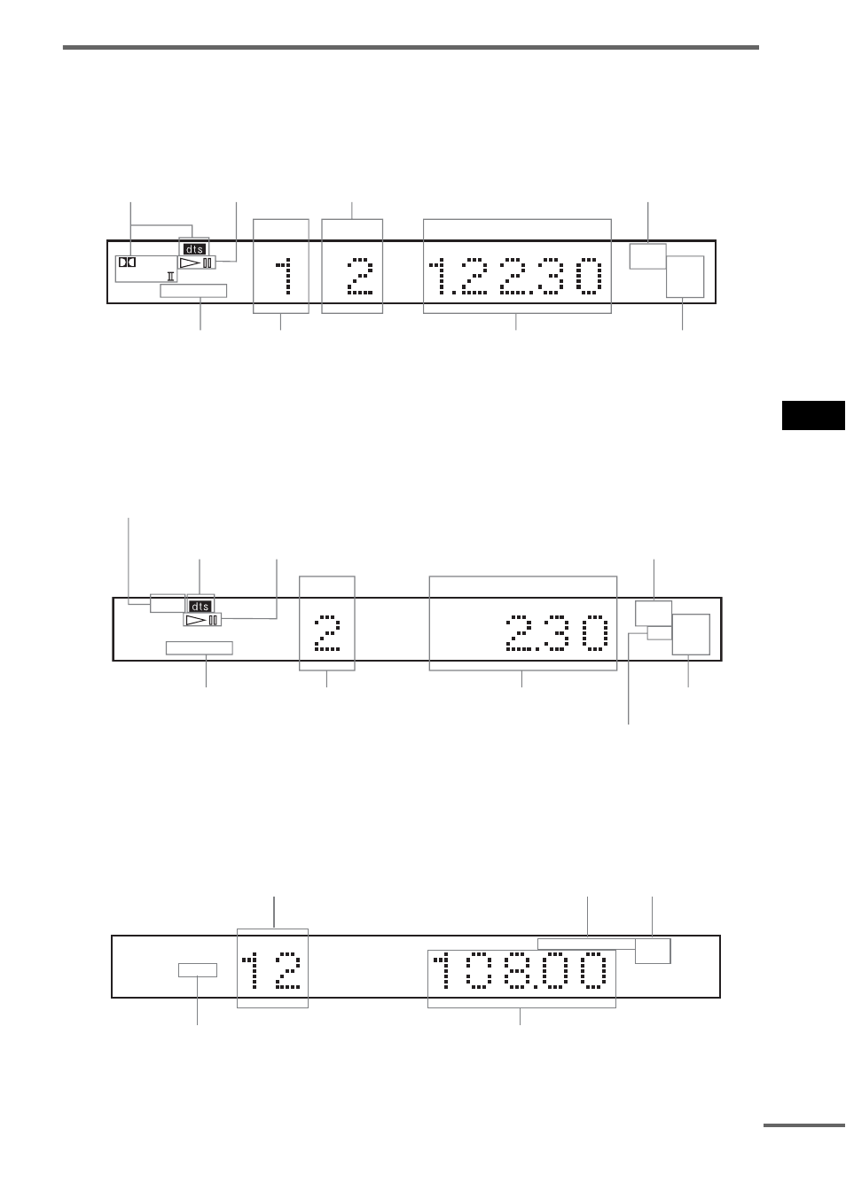 Front panel display, Ad dit iona l inf o rma tion | Sony SS-CT8 User Manual | Page 83 / 92