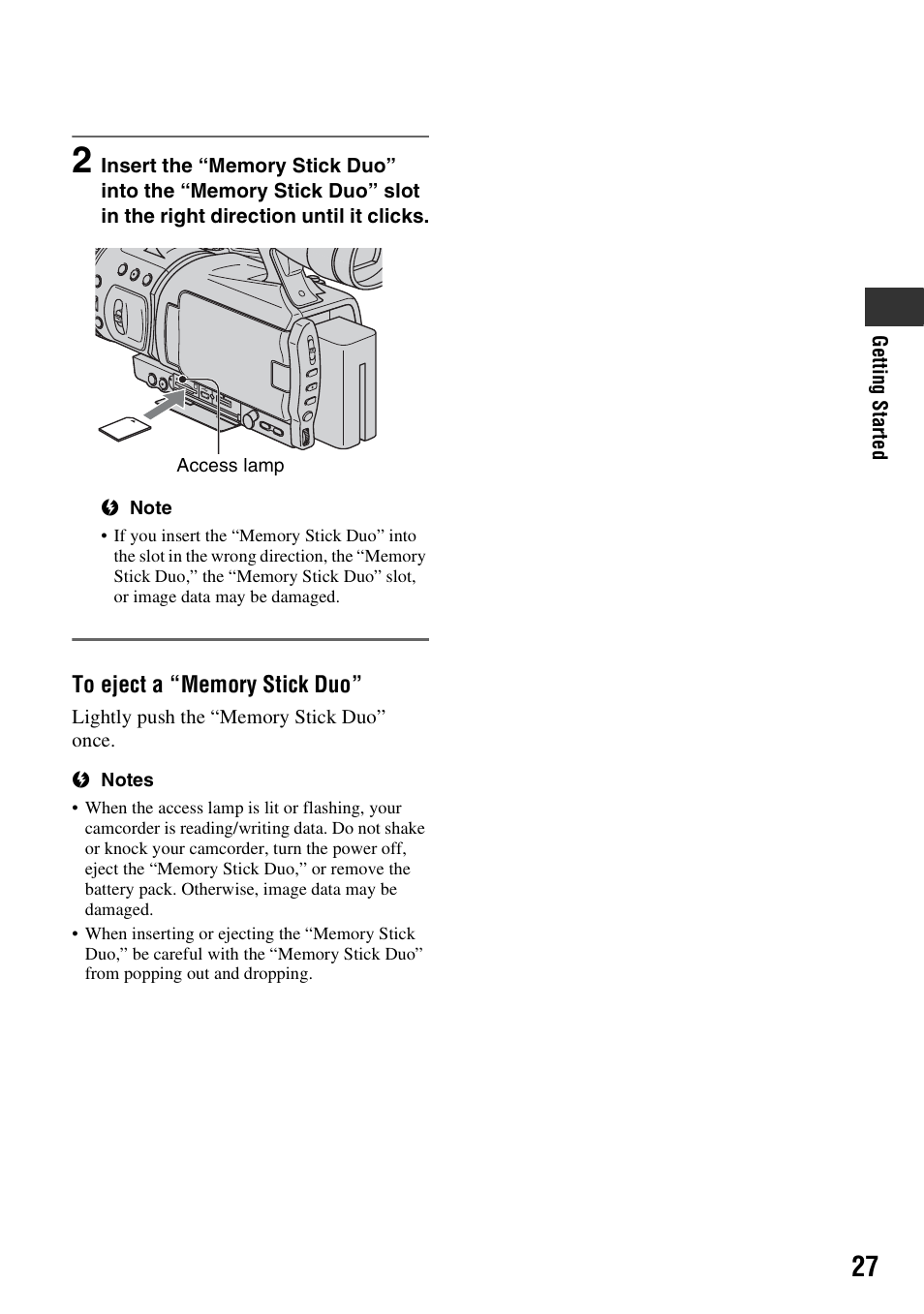 Sony HDR-FX7 User Manual | Page 27 / 131