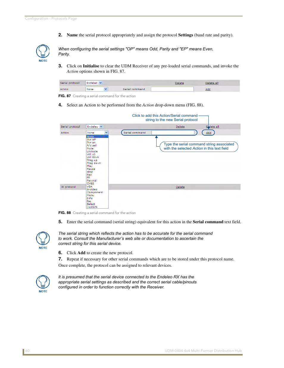 AMX UDM-0404 User Manual | Page 72 / 106