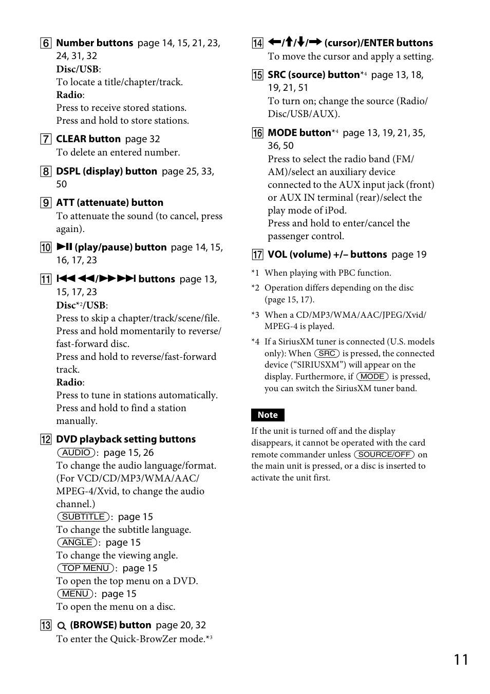 Sony MEX-DV1700U User Manual | Page 11 / 64