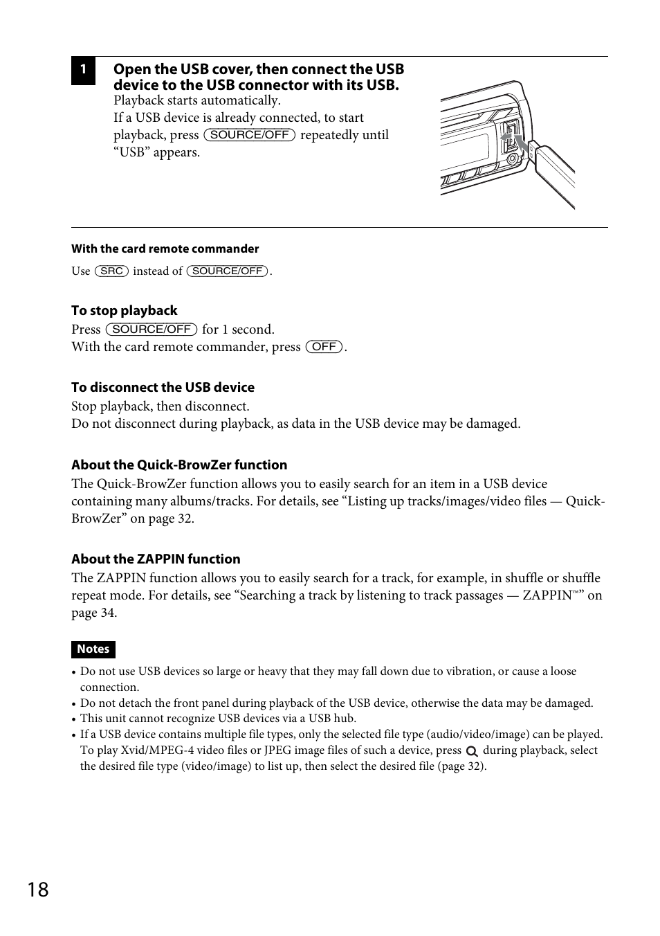 Sony MEX-DV1700U User Manual | Page 18 / 64