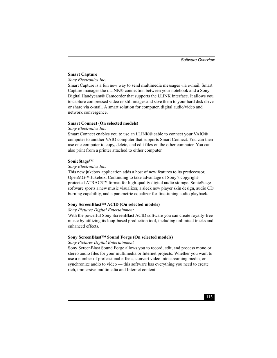 Sony PCG-GRX560K User Manual | Page 113 / 162