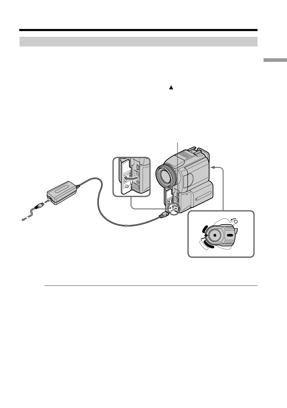 Charging the battery pack, Step 1 preparing the power supply, After charging the battery pack | Sony DCR-PC115 User Manual | Page 13 / 188