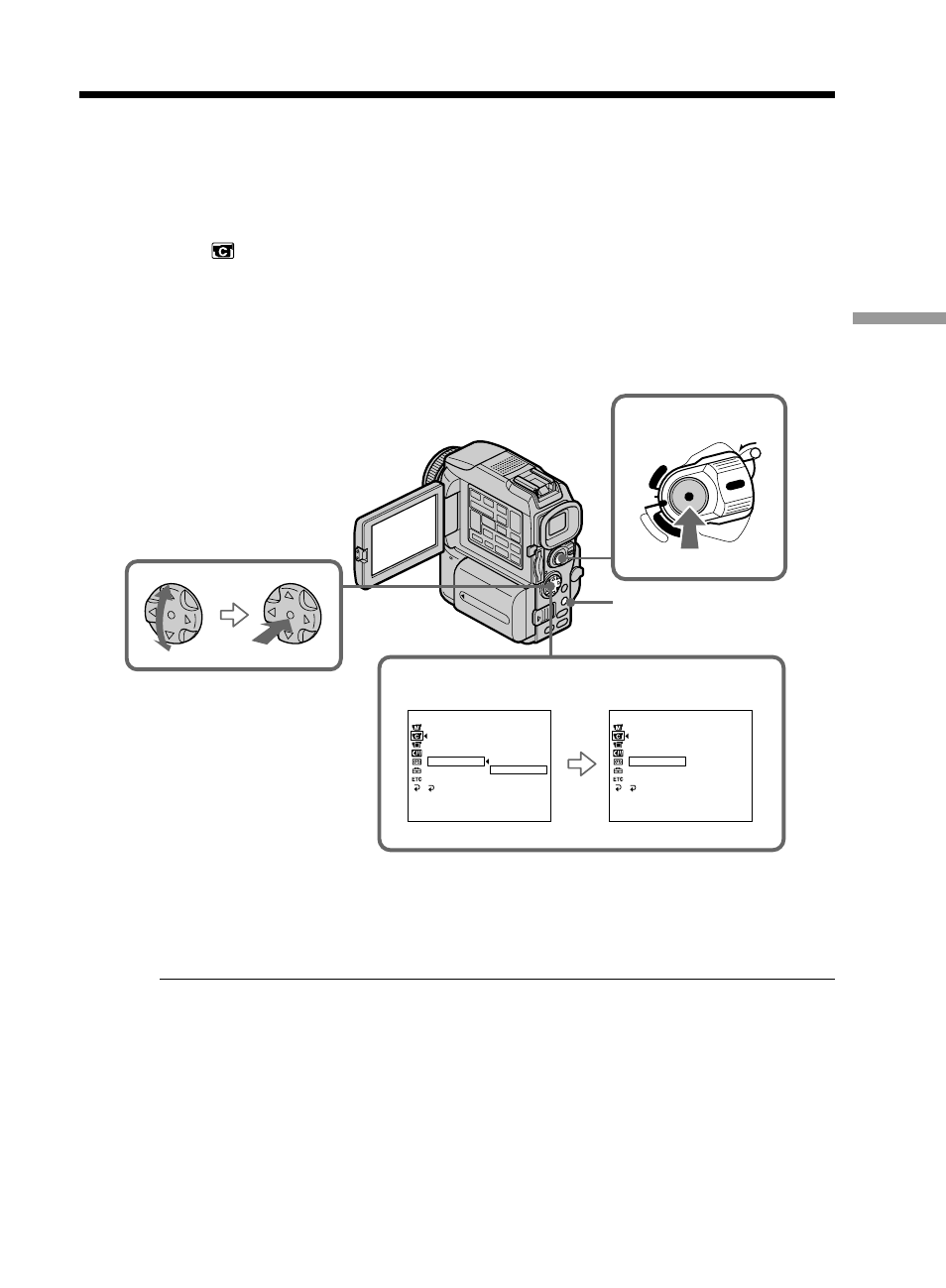 Frame by frame recording – cut recording | Sony DCR-PC115 User Manual | Page 57 / 188