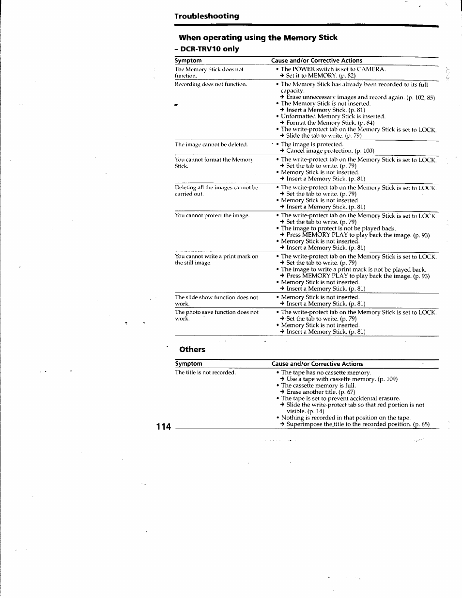 Sony DCR-TRV10 User Manual | Page 113 / 163