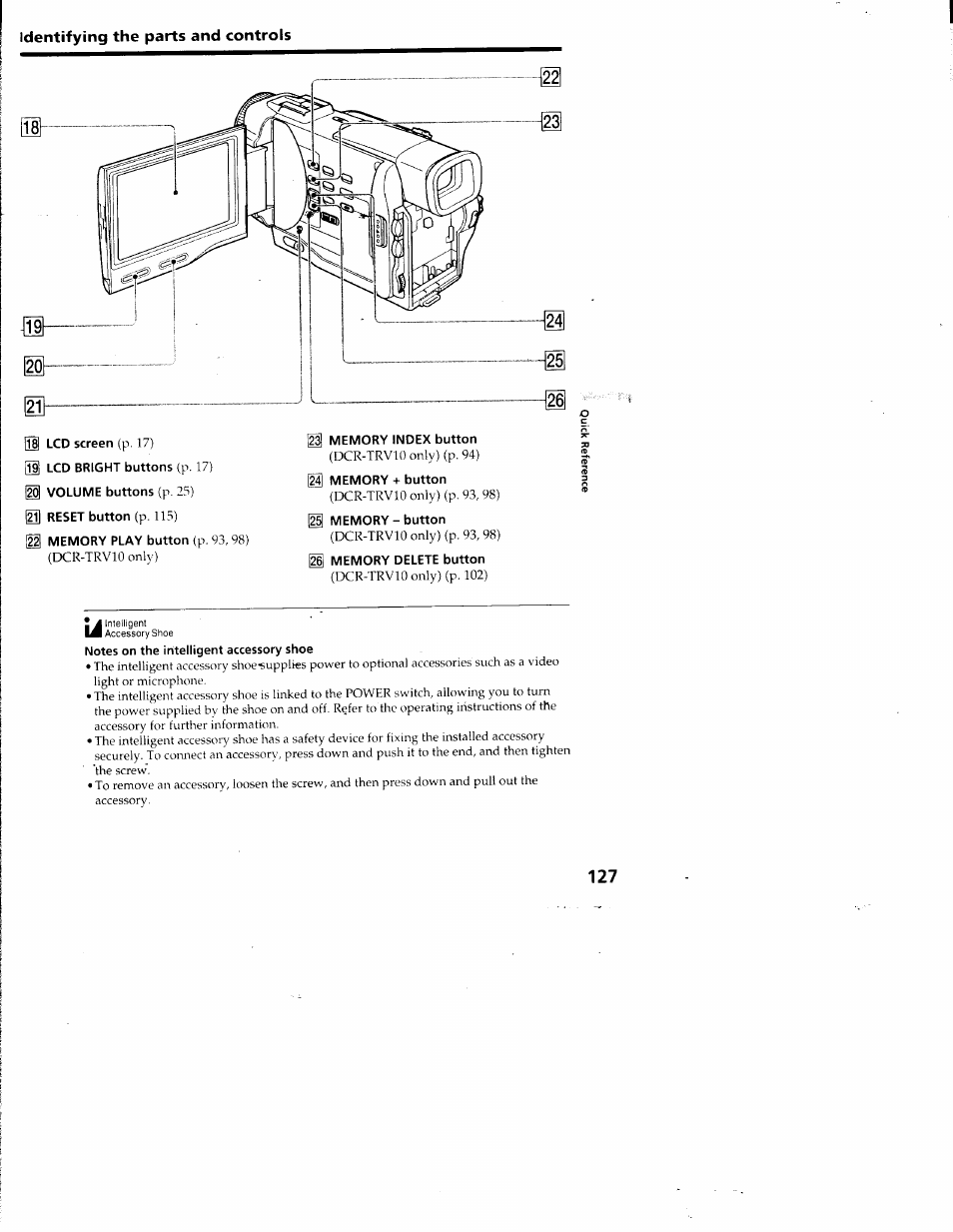 Sony DCR-TRV10 User Manual | Page 126 / 163