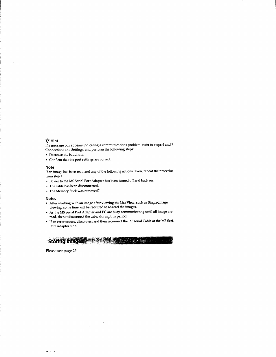 Note, Notes | Sony DCR-TRV10 User Manual | Page 159 / 163