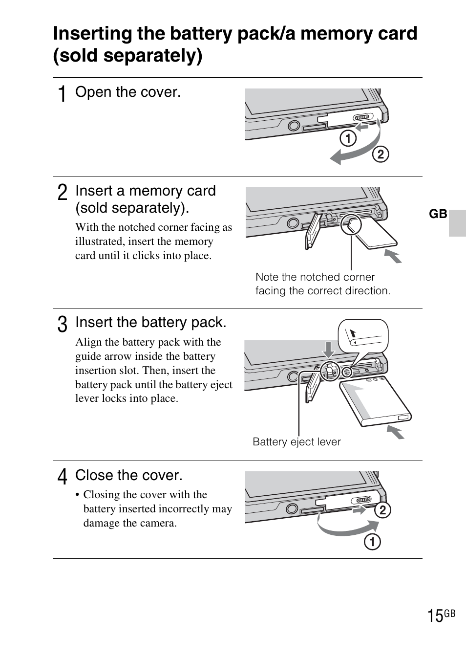 Sony DSC-TX7 User Manual | Page 15 / 64