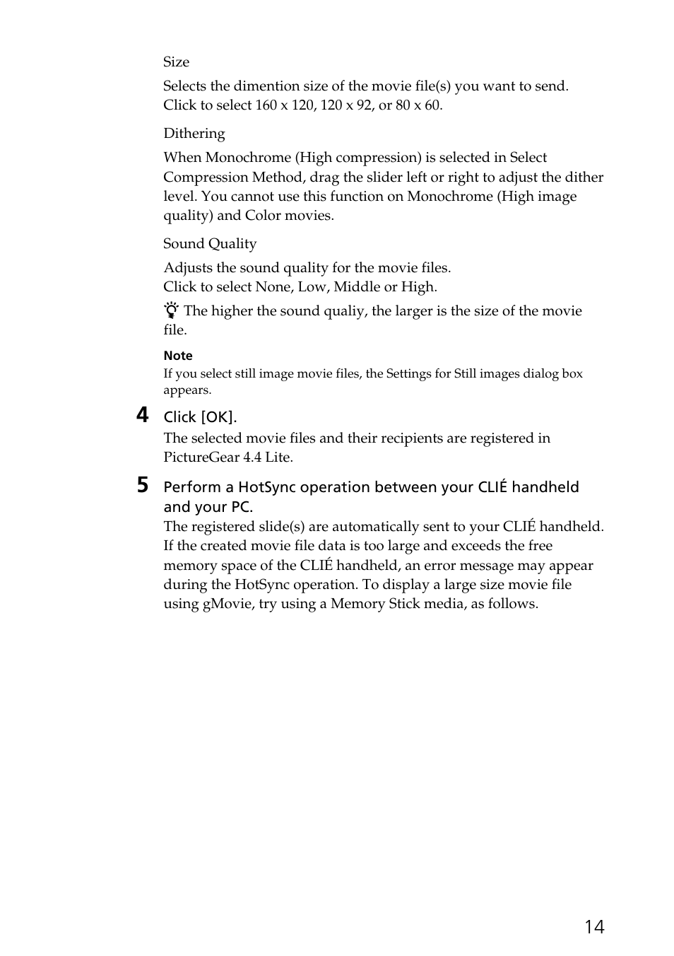 Sony PEGA-SA500 User Manual | Page 14 / 17