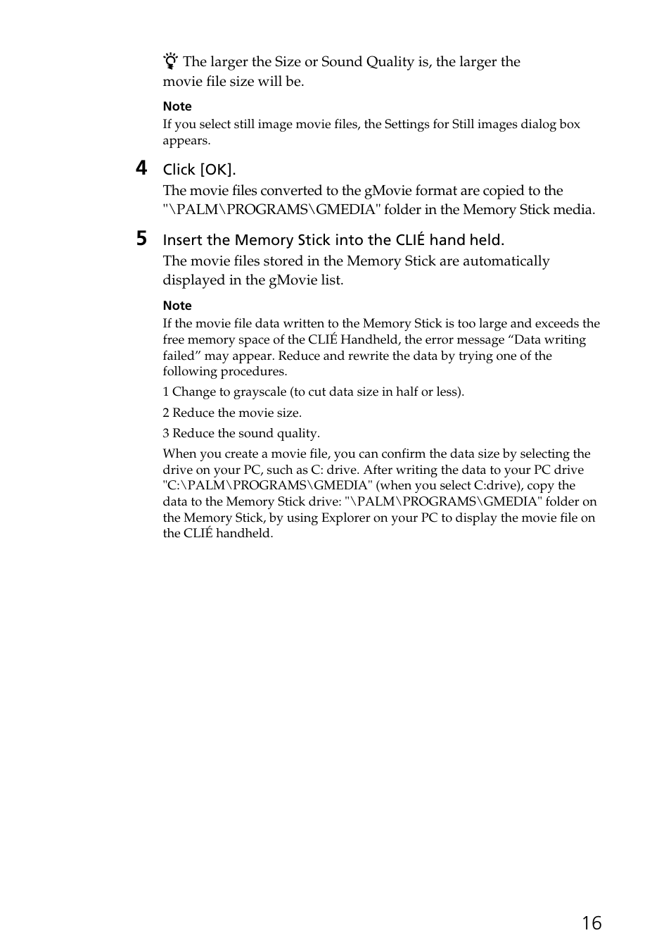 Sony PEGA-SA500 User Manual | Page 16 / 17
