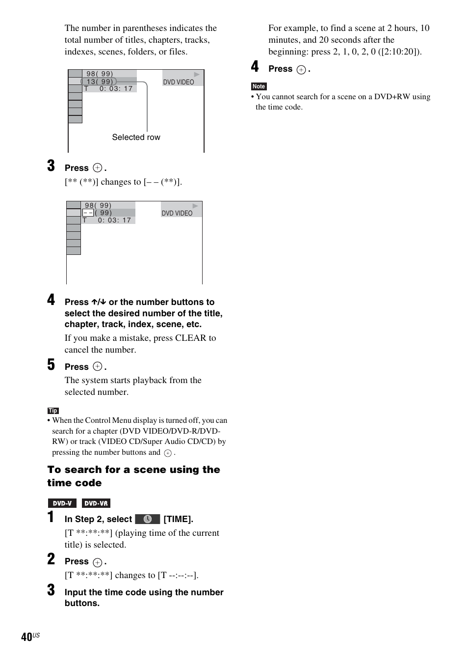 Sony DAV-HDX287WC User Manual | Page 40 / 100
